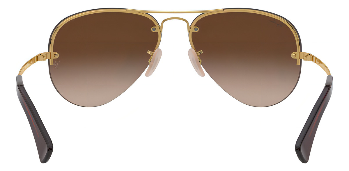 Gafas De Sol Ray-ban Rb3449 Talle Standard Armazón Polished Gold Y Lente Brown - Image 7