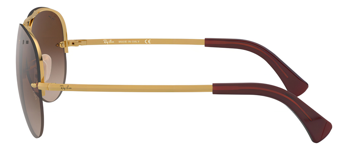 Gafas De Sol Ray-ban Rb3449 Talle Standard Armazón Polished Gold Y Lente Brown - Image 3