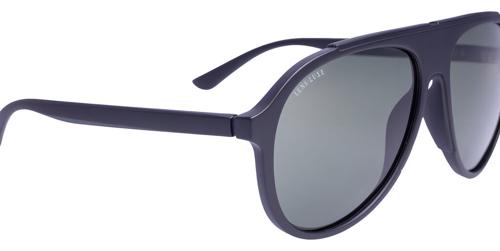 Gafas De Sol Lens Luxe Nature Aviador Polarizadas Tac Negro-verde Naturaleza