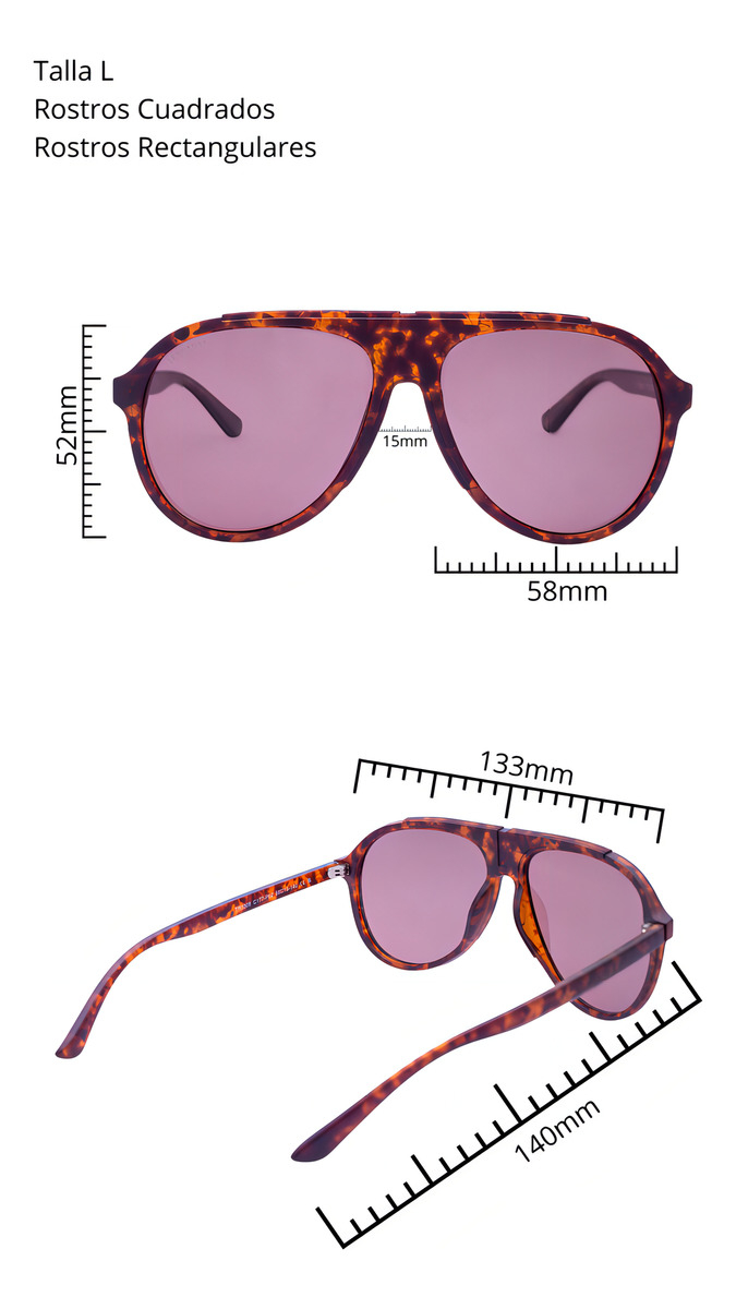 Gafas De Sol Lens Luxe Polarizadas Modelo Nature Tr90 Tortoise Naturaleza Marrón - Image 7