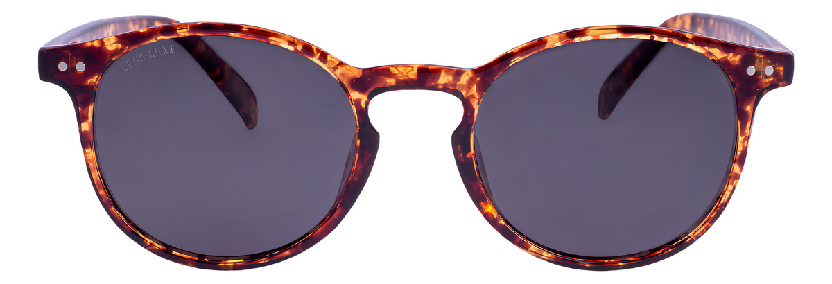 Gafas De Sol Polarizadas Lens Luxe Circle Tr3331 C86 P01 Amarillo Flor Círculo Yellow Flower Gris Oscuro - Image 2