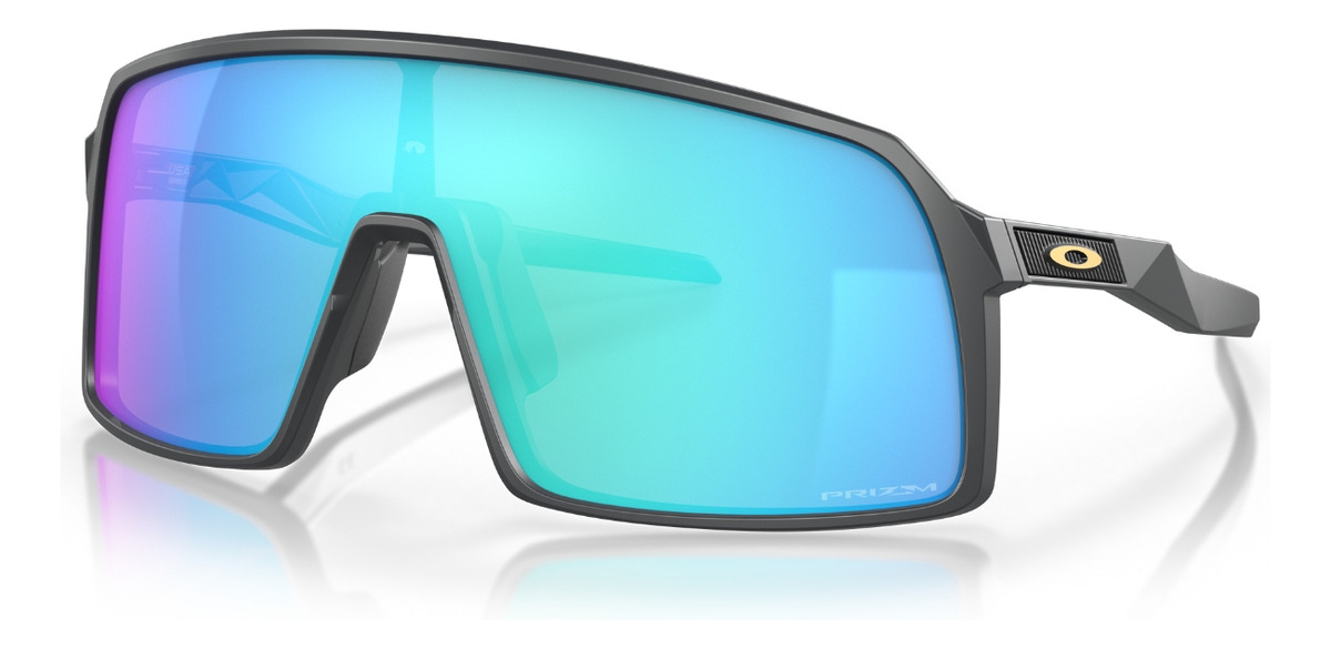 Gafas De Sol Oakley Sutro Matte Carbon Prizm Saphire Oo9406 Dark Grey Blue Dark Grey Azul Gris Oscuro