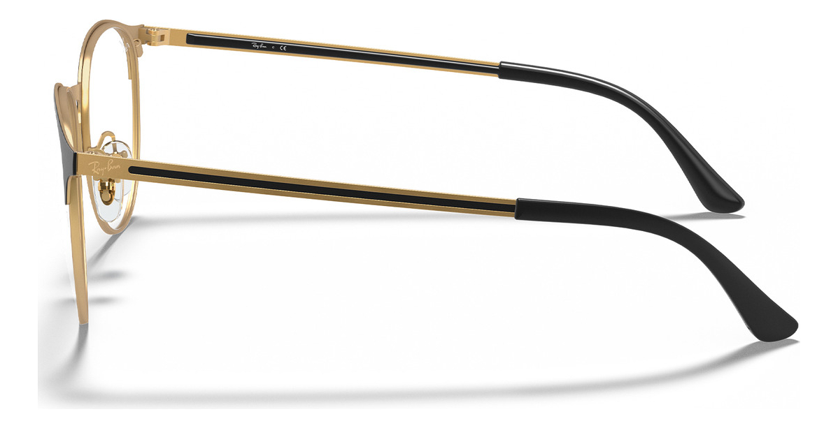 Gafas Ray Ban Black On Gold Rx6375 2890 53 De Color Negro Y Dorado - Image 2