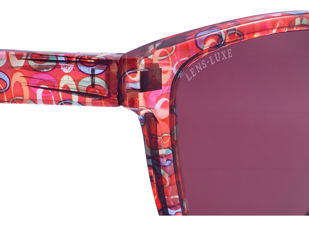 Gafas De Sol Polarizadas Lens Luxe Red Tortoise Tac Uv Protección Modelo 3382 C237 P60 Arte Rojo - Image 5
