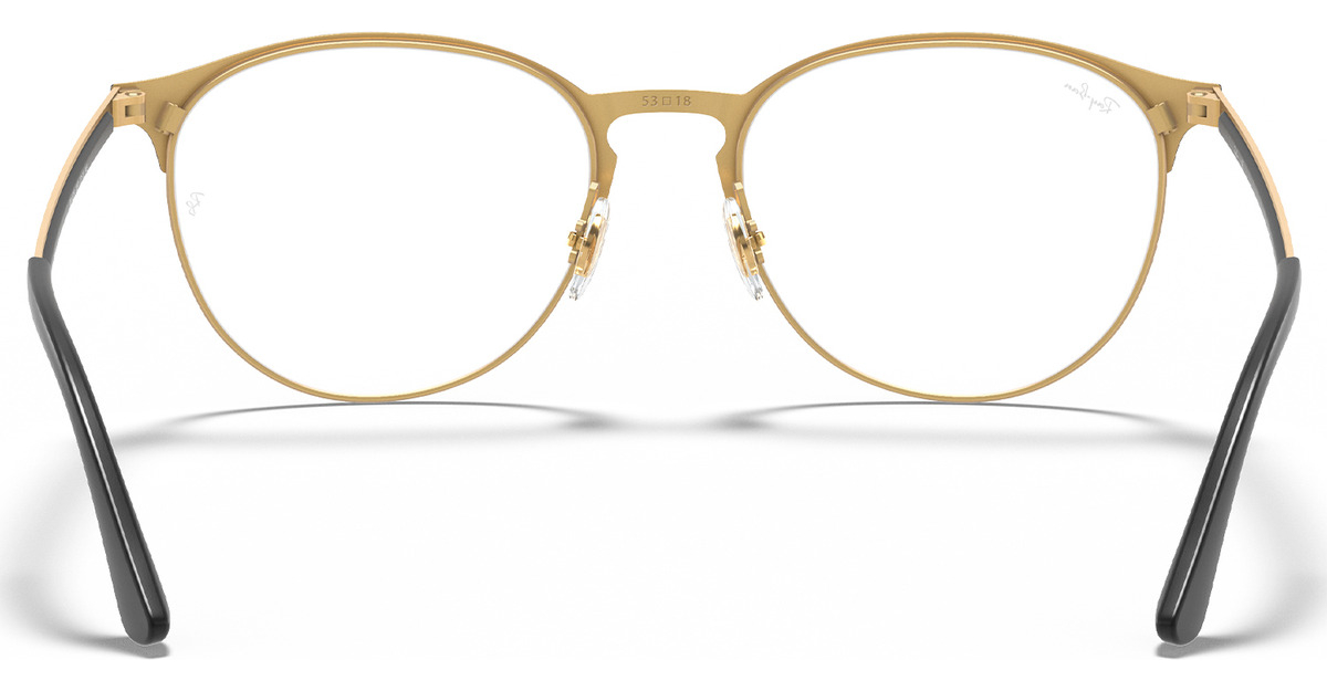Gafas Ray Ban Black On Gold Rx6375 2890 53 De Color Negro Y Dorado - Image 3