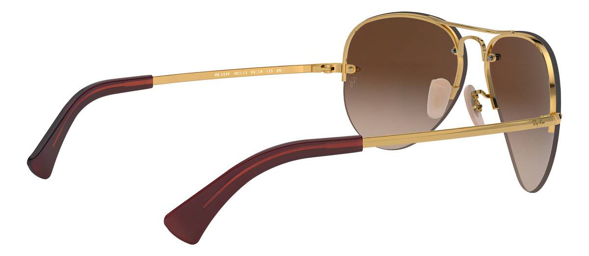 Gafas De Sol Ray-ban Rb3449 Talle Standard Armazón Polished Gold Y Lente Brown - Image 2