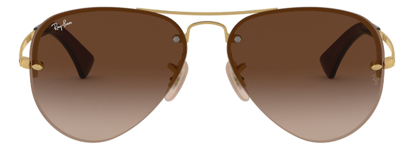 Gafas De Sol Ray-ban Rb3449 Talle Standard Armazón Polished Gold Y Lente Brown - Image 5