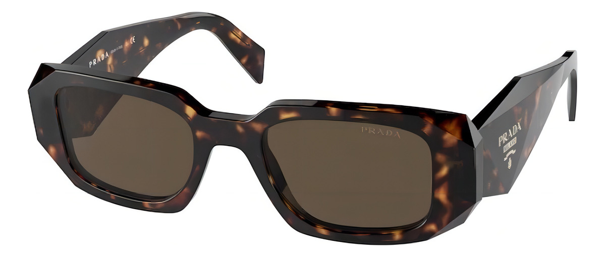 Gafas De Sol Prada 0pr 17ws 2au8c149 Para Mujer, Color Negro, Color Vara De Tortuga, Lente De Tortuga, Color Marrón, Diseño Rectangular Retangular Satin Maroon