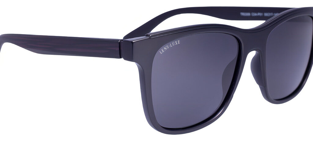 Gafas De Sol Lens Luxe Polarizadas Modelo Coal Tr3306 C04 P01 Negro Matte Negro Gris Oscuro