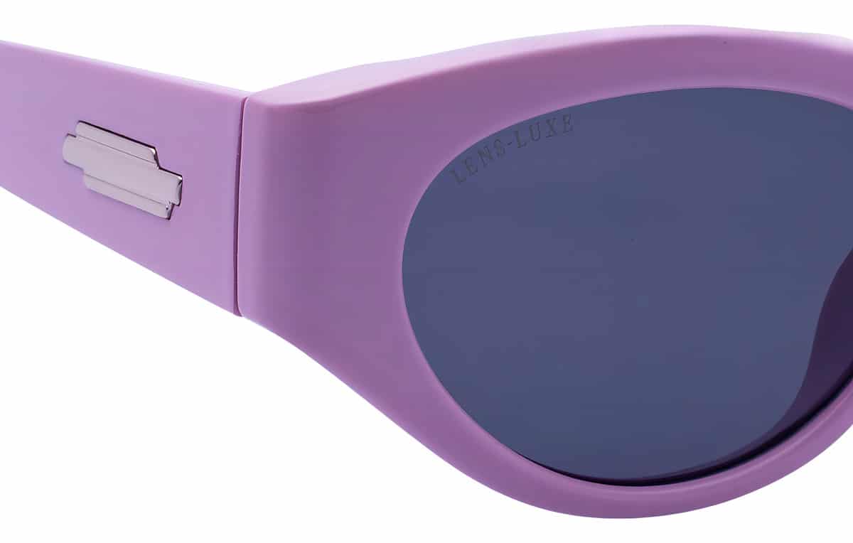 Gafas De Sol Lens Luxe Candy 6502 C562 P01 Pulido Lila Gris Oscuro - Image 5