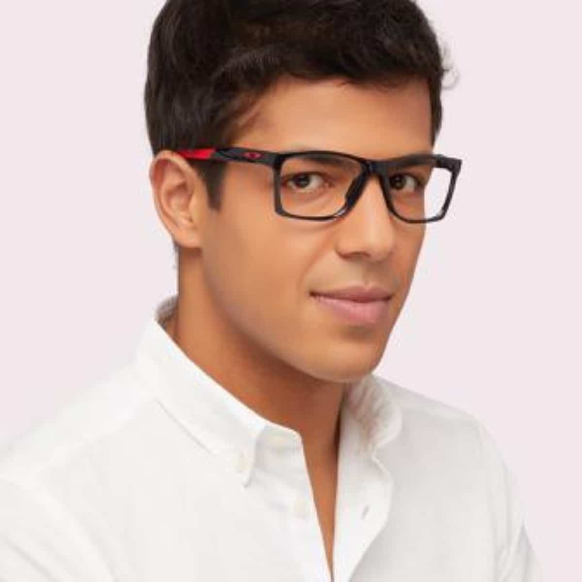 Armazón Lente De Lectura Oakley Activate Ox8173 Color 02 Negro-rojo Talle 55 - Image 2