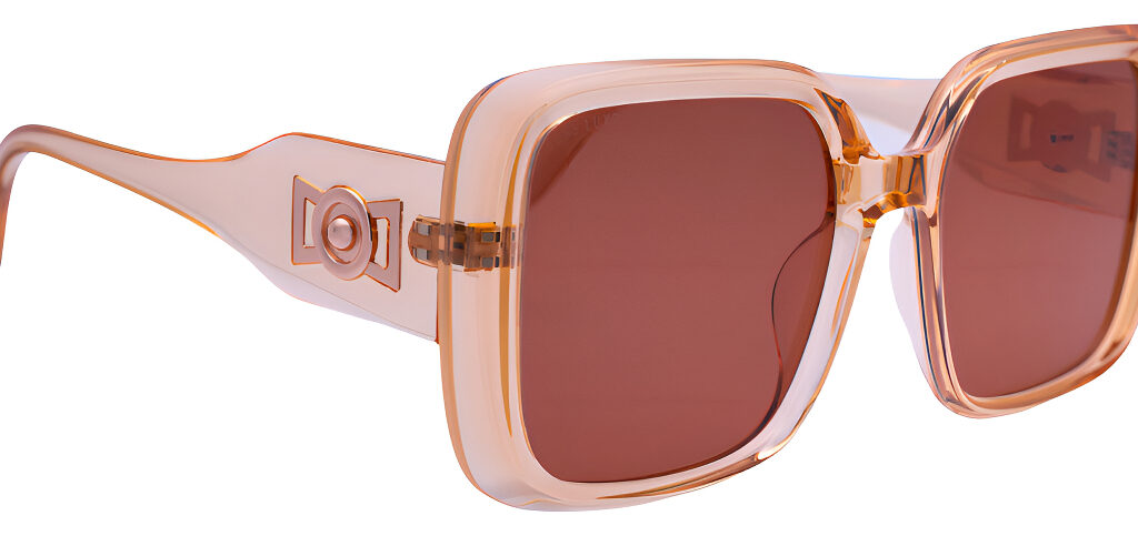 Gafas De Sol Lens Luxe Amelia Polarizadas Tac Tr90 Uv Naranja Translucent Orange Reddish Brown
