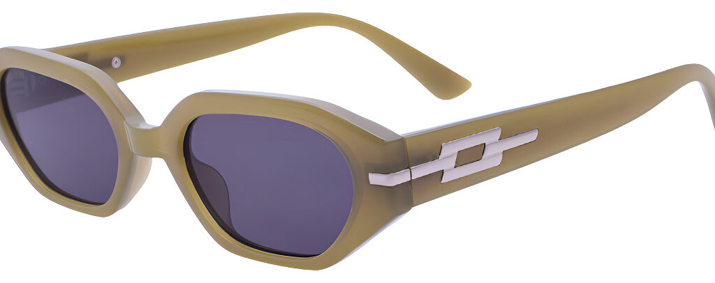 Gafas De Sol Lens Luxe Hexagonales Verde Uv Protección Fashion 6504 Moda Translucent Green Gris Oscuro